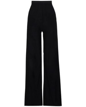 Rick Owens Wide Trousers - Negro