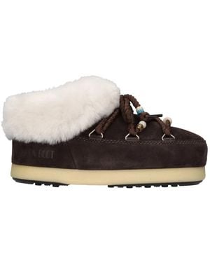 Moon Boot Mb Evx Mule Suede Beads - Braun