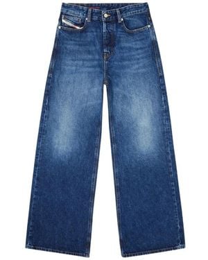 DIESEL Wide Jeans - Blu