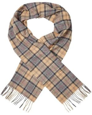 Barbour Accessoires ,Veelkleurig ,Wol Tartan Lambswool Scarf Accessoires - Meerkleurig