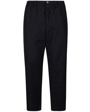 Dries Van Noten Cropped Trousers - Blue