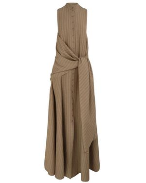 Cortana Maxi Dresses - Natural
