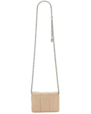 Stand Studio Quilted Chain Strap Cross-Body Bag - Naturel