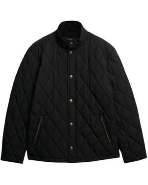Superdry Gesteppte Estate Jacke - Schwarz