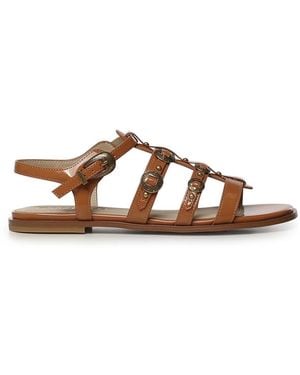 Pinko Flat Sandalen - Braun