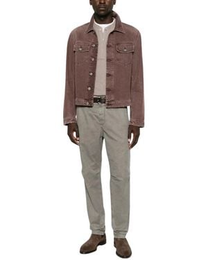Brunello Cucinelli Straight Trousers - Marrón
