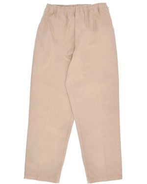 Obey Straight Trousers - Natural