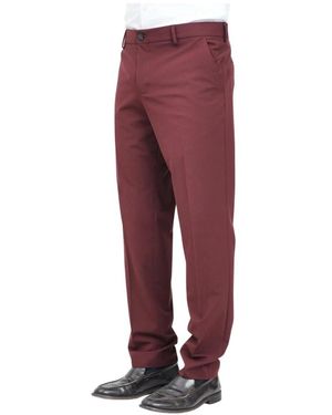 SELECTED Slim-Fit Trousers - Rojo