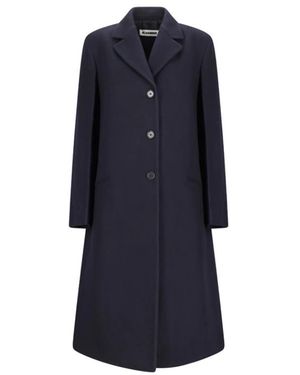 Jil Sander Jassen ,Blauw ,Wol Jas 82