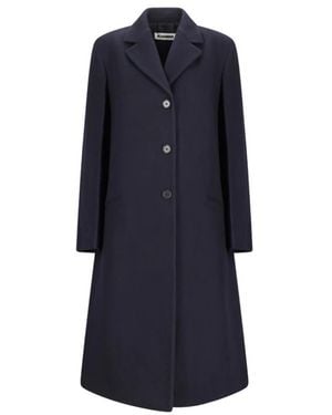 Jil Sander Jassen ,Blauw ,Wol Jas 82