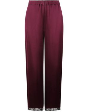 Semicouture Wide Trousers - Rosso