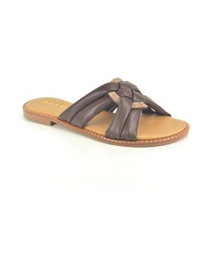 Scapa Schoenen ,Bruin ,D.Bruin Soepel Muil O.+ Stras - Grijs
