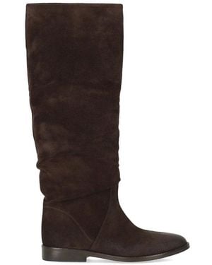 Strategia High Boots - Brown