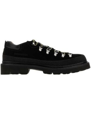 DSquared² Wildleder-Schnürschuhe - Schwarz