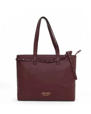 Liu Jo Stijlvolle Shopper Tas Met Ritssluiting - Paars