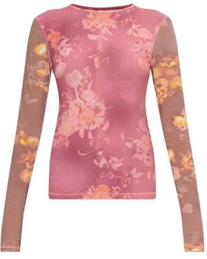 DIESEL T-Moky-Ls Top - Pink
