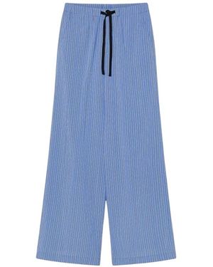 Pomandère Broeken ,Blauw ,Pyjama Broek
