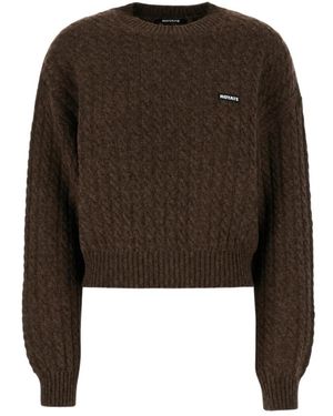 ROTATE BIRGER CHRISTENSEN Round-Neck Knitwear - Marrón