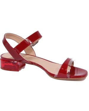 Unisa High Heel Sandals - Red