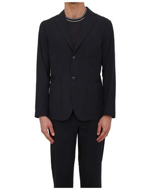 ARMANI EXCHANGE Jassen ,Blauw ,Wol Blazer Blu - Zwart