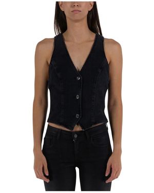 Agolde Sleeveless Tops - Black