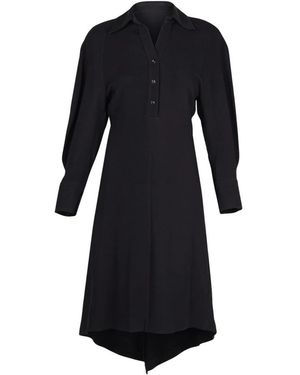 Semicouture Shirt Dresses - Black