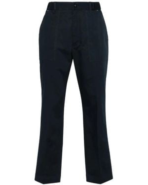 Moncler Wide Trousers - Blue