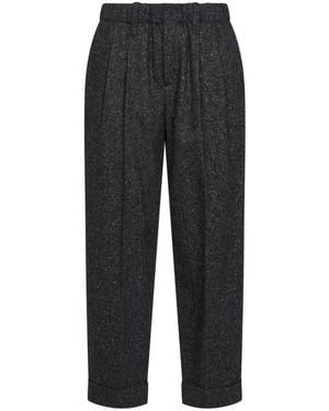 Brunello Cucinelli Wide Trousers - Gris