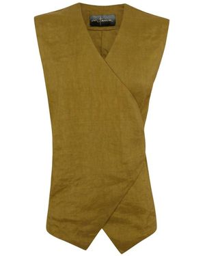 Cortana Sleeveless Tops - Green