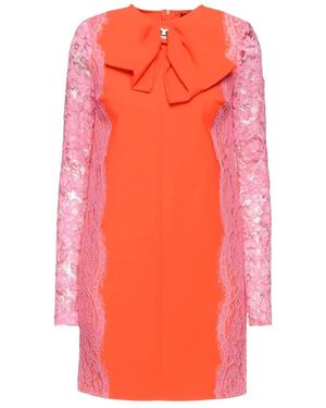 Elisabetta Franchi Short Dresses - Red