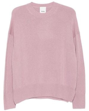 Allude Rundhals-Pullover - Pink
