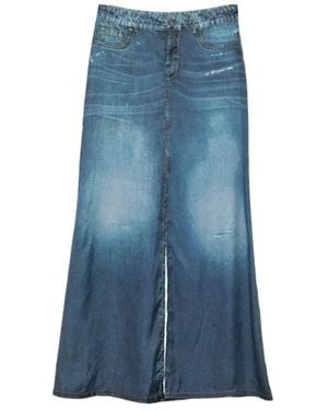 Liu Jo Denim Skirts - Blue