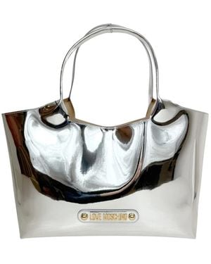 Love Moschino Tote Bags - Metallic