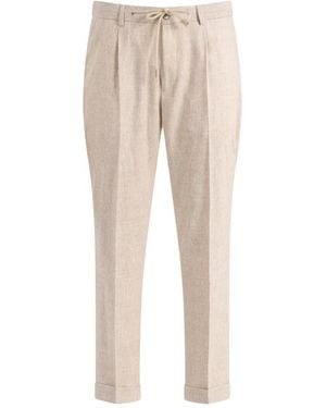 Gran Sasso Straight Trousers - Natural