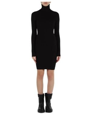 Calvin Klein Knitted Dresses - Zwart