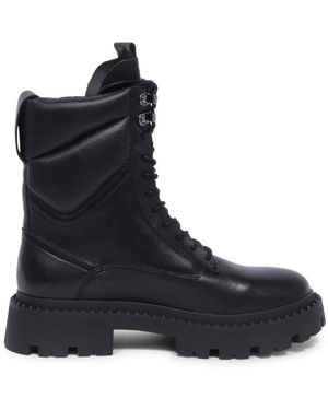 Ash Lace-Up Boots - Black