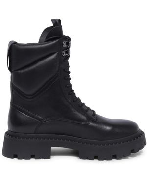 Ash Lace-Up Boots - Black
