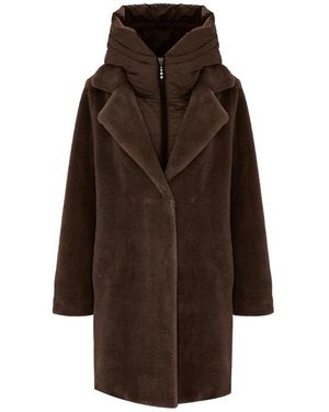 Kocca Jassen ,Bruin ,Polyester Coat Damasco