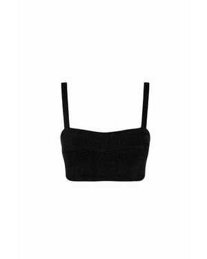 Cortana Grow, Top Bustier - Zwart