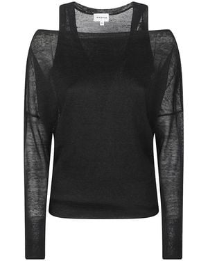 P.A.R.O.S.H. Round-Neck Strickwaren - Schwarz