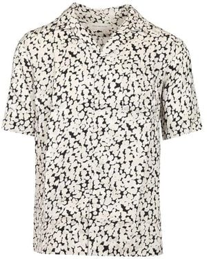 Dries Van Noten Overhemden ,Wit ,Bowling Shirt