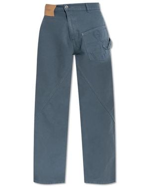JW Anderson Straight Jeans - Blauw