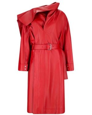 Bottega Veneta Stijlvolle Jas Voor Alle Gelegenheden - Rood