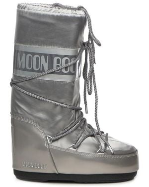 Moon Boot Silber isolierte winterstiefel - Grau