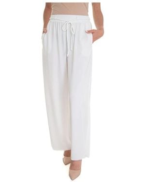 Emporio Armani Wide Trousers - White
