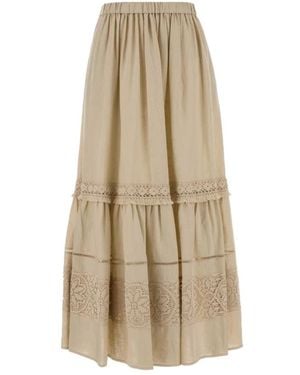 Weekend by Maxmara Maxi Skirts - Natural
