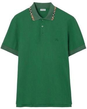 Burberry Polo Shirts - Green