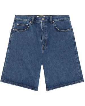 Woodbird Denim Shorts - Blue