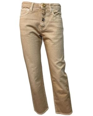 ViCOLO Cropped Jeans - Natural