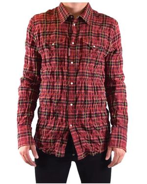 DSquared² Rote stylishe hemden dsqua2